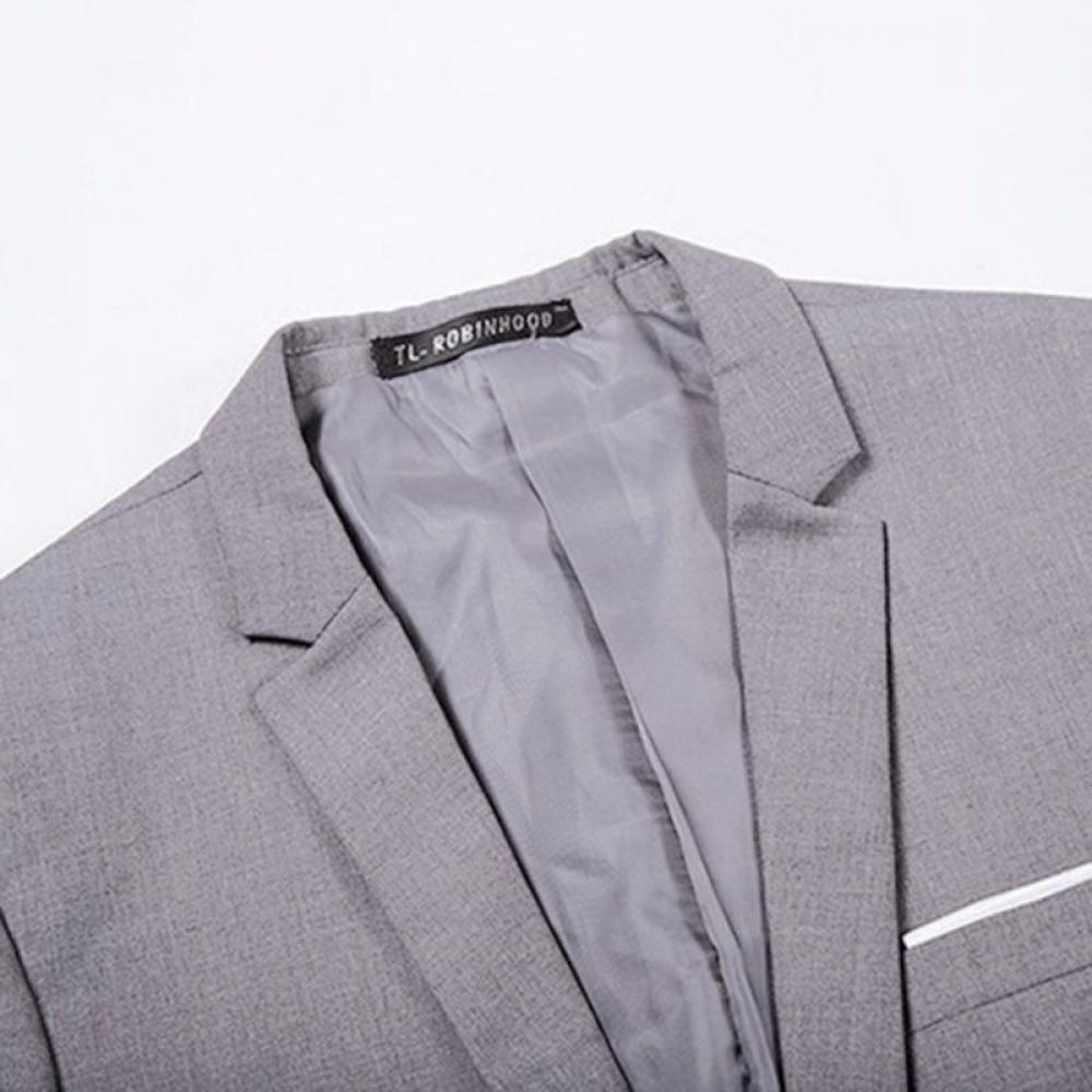 Men Suits Jacket Casaco Terno Masculino Suit Cardigan Jaqueta Wedding Suits Jacket - image 4 of 6