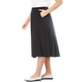 thumbnail image 4 of Woman Within Plus Size Petite 7-Day Knit A-Line Skirt, 4 of 6