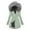 Mint Green, variant on Cocoon Jackets for Women with Pockets Quilted Trench Coat Women Faux Fur Coat Coats Zip Up Long Sleeve Long Green Womens Jackets Casual