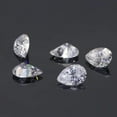 thumbnail image 4 of Moissanite Loose Stone White Brilliant Pear Cut Loose Cut Gemstones VVS1 Clarity Excellent Cut for Engagement Ring Pendant Necklace Jewelry Making with Certificate, 4 of 8