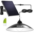 thumbnail image 1 of Intelamp Luces Solares Colgantes Luces Solares Para Cobertizo Con Control Remoto Luces Solares Para Interiores Y Exteriores Luces Colgantes Para Trastero, Hogar, Patio, Porche, Balcón, 1 of 5
