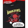 thumbnail image 3 of Marvel Spider-Man Womens Graphic Tees Short Sleeve Crop Top & Tank Top Graphic T-Shirts for Women, 3 of 7