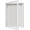 White, variant on 12x16 Shadow Box Frame with Linen Back - Sturdy Rustic Memory Display Case of Flower, Pictures, Medals and More, White