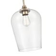 thumbnail image 3 of Millennium Lighting  Ashford 1 Light Mini-Pendant in Multiple Finishes with a Clear Glass Shade Matte Black Matte N/A, 3 of 9