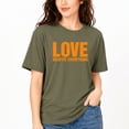 thumbnail image 5 of Love Despite Everything T-Shirt – Inspirational Quote Theme – Unisex Casual Wear, 5 of 6