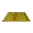 thumbnail image 2 of Ahgly Company Machine Washable Indoor Rectangle Southwestern Yellow Country Area Rugs, 7' x 9', 2 of 4