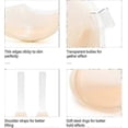 thumbnail image 4 of Invisilift Bra, Silicone Adhesive Lift Bra Push Up Conceal Lift Bra For Women, 4 of 4