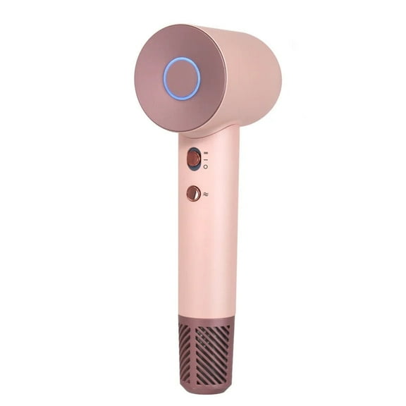 Karma Beauty Breezy Pop High Speed Blow Dryer | Blow Dryer with Diffuser Attachment, High Speed Ionic Hair Blow Dryer for Fast Drying, Lightweight Blow Dryer for Hair with Low Noise Brushless Motor