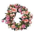 thumbnail image 4 of de flores artificial de primavera de 16 pulgadas para puerta delantera, pared, boda, decoración de, 4 of 9