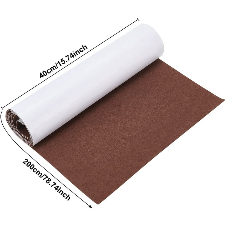 Brown Anti-Tarnish Fabric  Self Adhesive Felt Drawer Liner