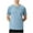 Light Blue, variant on Mens T Shirts Cotton Casual Crew Neck Short Basic Heavyweight Soft Plain Tees Classic Fit Tshirts