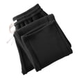 thumbnail image 6 of LODIENY Mens Double Sided Fleece Large Size (S-5XL) Pants Baggy Straight Leg Open Bottom Stretch Drawstring Heavyweight Warm Lounge Sweatpants with Pockets Black XXXXXL, 6 of 8
