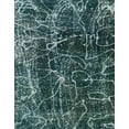 thumbnail image 1 of Ahgly Company Machine Washable Indoor Rectangle Abstract Cadet Blue Green Area Rugs, 8' x 12', 1 of 7