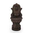 Outdoor Water Fountain with Lion Head Spout and Romanstyle Basin, 2