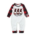thumbnail image 3 of Odeerbi Christmas Pajamas for Family Holiday Long Sleeve Family Christmas Pajamas Matching Sets Toddler Printed Parent Child Loungewear Set Two-Piece Sleepwear Xmas PJs Set Camouflage, 3 of 7
