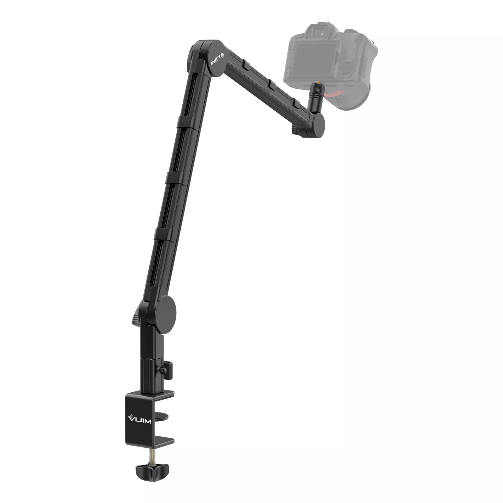 Ulanzi VIJIM LS25 Multifunction Desk Setup Stand for Microphone, Camera & Phone 360° Rotating Boom Arm with Spring Balance, Cable Management, 2kg Load Capacity