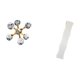 thumbnail image 5 of Pantalla de lámpara de pie con forma de esfera, diseño minimalista y cubierta de luz con material transparente. Ideal para estantes y escritorios., 5 of 8