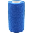 thumbnail image 2 of 6 Pieces Adhesive Bandages Adhesive Bandages Roll Self Adhesive Bandage Flexible Fleece Bandages Sports Adhesive Tape Alleray Test Blue, 10cm, 2 of 5