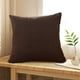 thumbnail image 5 of Almohada lumbar de terciopelo | Cojín para sofá y respaldo de cama | Cojín tipo puf de color liso para sala de estar y oficina, 5 of 6