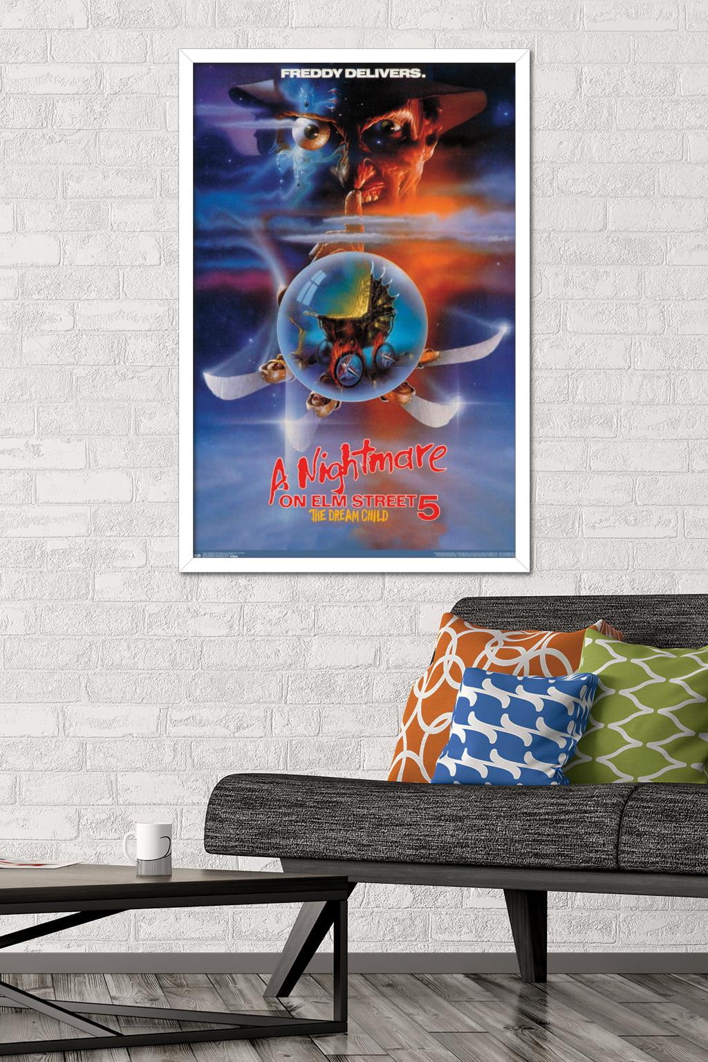 A Nightmare on Elm Street 5: The Dream Child - One Sheet Wall Poster, 22.375" x 34", Framed