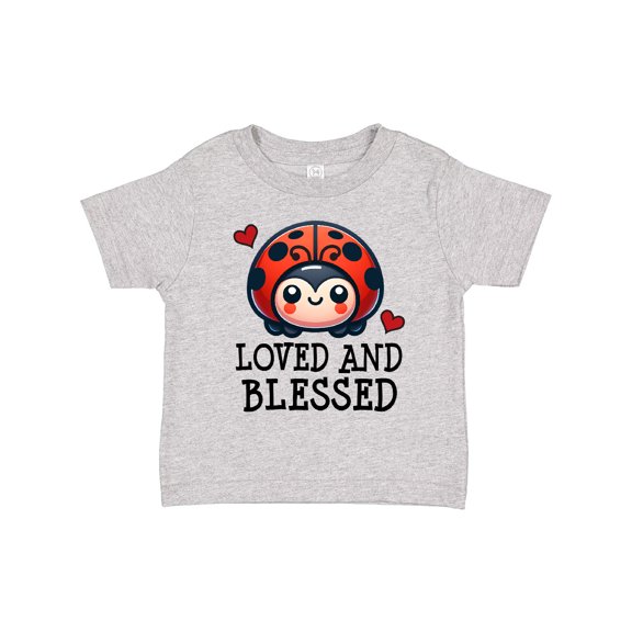 Inktastic Ladybug Loved and Blessed Boys or Girls Toddler T-Shirt