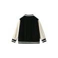 thumbnail image 4 of Fdqin Girls Skirt Set 2 Piece Outfits Button up Jacket Sweatshirt and Pleated Mini Skirts Fall Winter Clothes Black 11-12 Years, 4 of 10
