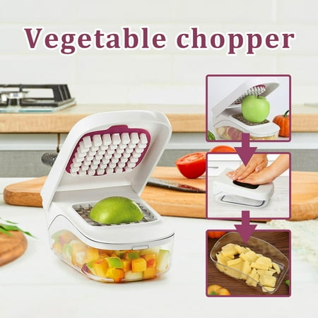 

Kitchen Gadgets Kitchen Multi-purpose Vegetable Cutter Pepper Chopper Cut Fruit And Vegetable Beans And Potatoes Multi-purpose Machine Without Grinding Hands