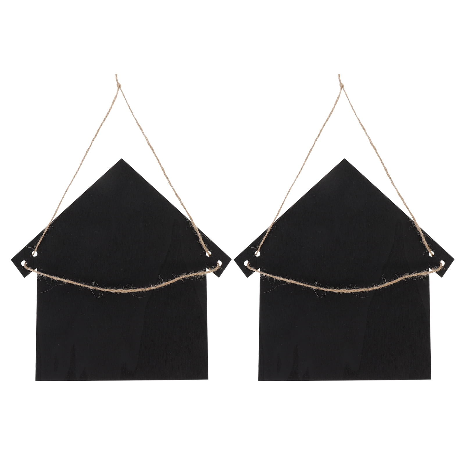 TINKSKY 2pcs Chalkboard Sign Erasable Message Board Blackboard Home Decor Craft