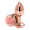 thumbnail image 2 of New Sensations Novelties Rear Assets Rose Anal Plug - Small - Pink, 2 of 2