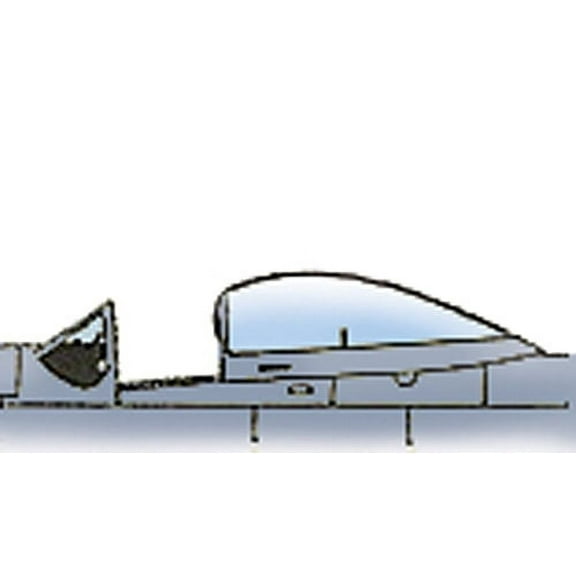 P-51 D Mustang Vacuform Canopy x2 for Hasegawa (1/72 model kit accessory)