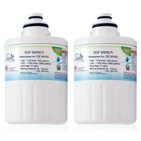 

Swift Green Filters Pharmaceutical Replacement for GE Smartwater FXRC Refrigerators Water Filters(Pack of 2)