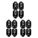 thumbnail image 1 of 12 Abrazaderas de Cuerda de 5/8 Pulgadas, Grandes, Reutilizables, de Plástico Negro, Aptas para Cuerdas de Nailon de 11 A 12 mm, 1 of 7