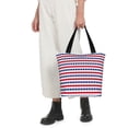 thumbnail image 4 of Bingfone Stars And Stripes Women Shoulder Tote Bags Casual Bag Ladies Shopping Handbag, 4 of 6