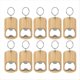 thumbnail image 1 of Juego de 10 Piezas de con Abrebotellas de Madera, Juego de Abridores de , Llaveros Grabados en , Etiqueta para Llaves para el Hogar, Cocina, Fiesta, 1 of 5