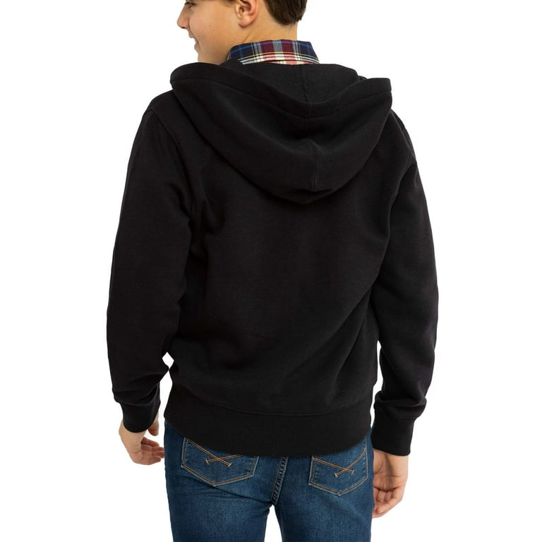 U.S. Polo Assn. Boys Fleece Zip-Up Hoodie, Sizes 4-18 U.S. Polo Assn. Boys Fleece Zip-Up Hoodie, Sizes 4-18