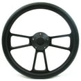 thumbnail image 1 of 86-88 Chevy Nova 14" Billet Half Wrap Steering Wheel Black, 1 of 1