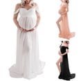 thumbnail image 7 of Misright Pregnancy Photoshoot GownWrinkle Resistant Polyester Elegant Maternity Dress, 7 of 7