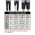 thumbnail image 3 of SAYFUT Big Mens Cargo Pants with Pockets Hiking Pants for Men Outdoor Hunting Recreation Pants Trousers Size XS-4XL Black, 3 of 8