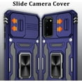 thumbnail image 3 of Galaxy S20 Case, Samsung Galaxy S20 Case with Slide Camera Cover and HD Screen Protector, Shockproof Samsung S20 Case with 360° Magnetic Kickstand Phone Case for Samsung S20 Blue, 3 of 11