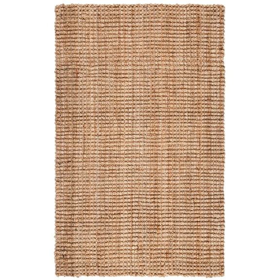 SAFAVIEH Martha Stewart Natural Fiber Kanda Solid Area Rug, Natural, 4' x 6'