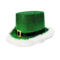 thumbnail image 2 of FVDPWYE Christmas Top Hat Comfortable Decor Elf Hat for Winter Cosplay Role Play Holiday Green, 2 of 8