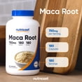thumbnail image 6 of Nutricost Maca Root 750mg, 180 Capsules, 180 Servings - Vegetarian Supplement, 6 of 8