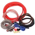 thumbnail image 2 of Kit Instalación Cable RCA Amplificador Audio Auto 6ga American World rojo, 2 of 5