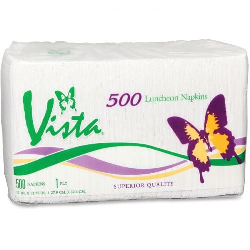 NAPKINSVISTA 1PLY LUNCHEON 11X12.75" LNAP12500 Walmart Canada