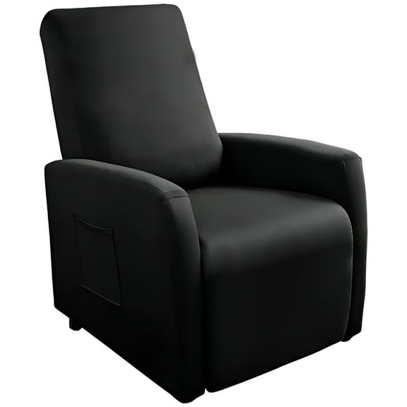 AUQ Recliner Chair Covers 4 Pcs Recliner Cover Waterproof Small Recliner Sofa Slipcover Stretch Recliner Slipcover for Lazyboy Recliner Chair with Storage Pocket