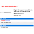 thumbnail image 2 of Liftgate Lift Support - Compatible with 2004 - 2007, 2010 INFINITI QX56 2005 2006, 2 of 2