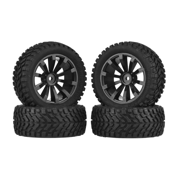 Neumáticos De Goma 2.2 Pulgadas Para RC Crawler - 4 Unidades, Negro, Compatible Con SCX10, TRX4, TRX6, D90