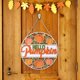 thumbnail image 5 of Letrero de madera para la puerta con motivo del Día de Acción de Gracias. Granja otoñal. Calabaza agradecida. Otoño. Para colgar en la puerta principal. Para interior y exterior. Decoración navideñ..., 5 of 5