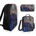 thumbnail image 2 of Cyberpunk heroes Backpack Three Piece Essentials 17 Inch Bag Lunch Tote Pen Case, 2 of 5