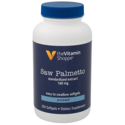 Saw Palmetto Extract 160mg, Supplement for Prostate Health  Easy To Swallow Softgels (300 Softgels) by The Vitamin